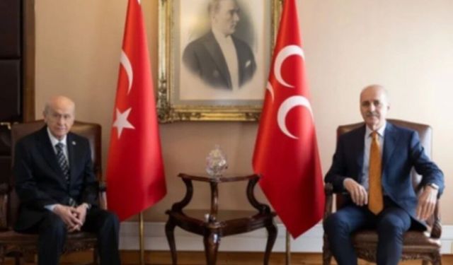 TBMM Başkanı Kurtulmuş'tan Devlet Bahçeli'ye ziyaret