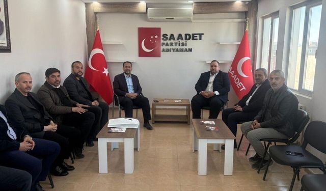 Adıyaman Anahtar Parti İl Başkanı Alsan'dan siyasi partilere ziyaret