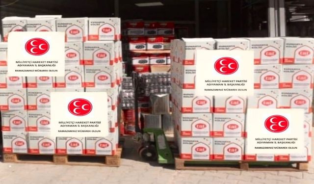 Adıyaman MHP’den İhtiyaç Sahiplerine Yardım