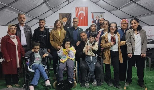 Adıyaman'da Serebral Palsili Bireyler İftar yemeğinde bir araya geldi