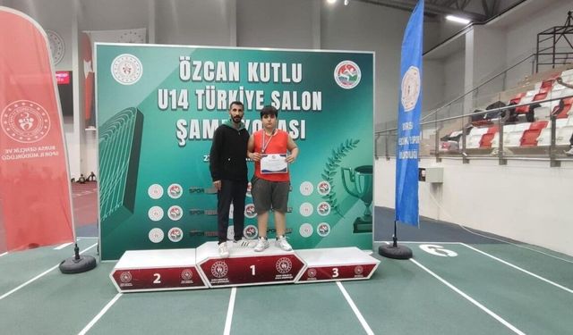 Bursa'daki Türkiye Şampiyonası'nda Adıyamanlı sporcu Türkiye üçüncüsü oldu