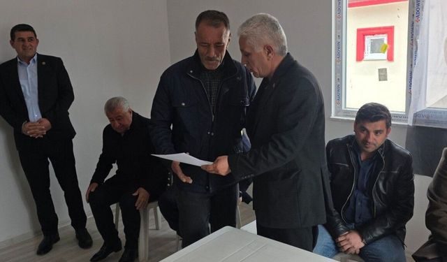 Gölbaşı'nda deprem konutlarının anahtar teslim töreni gerçekleştirildi