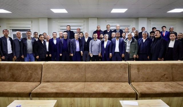 Kahta Kaymakamı Köy Muhtarlarıyla Bir araya geldi