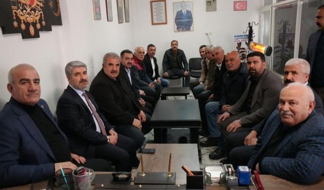 Özhan, Besni'de Siyasi Parti ve STK başkanlarını ziyaret etti