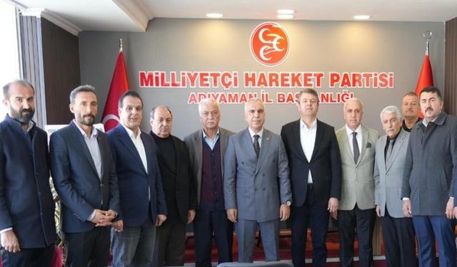 Başkan Tutdere’den MHP İl Başkanı Gümüş’e Hayırlı Olsun Ziyareti
