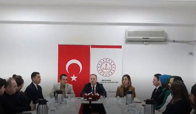 Adıyaman Milli Eğitim Müdürü Tosun, Gölbaşı'nda öğretmenlerle buluştu