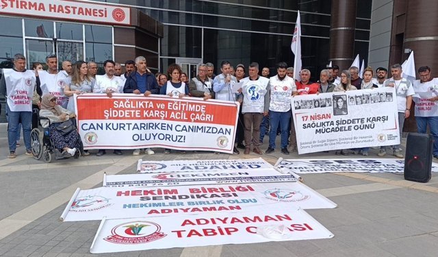 Adıyaman Tabip Odası'ndan 'sağlıkta ve eğitimde şiddete' tepki - Videolu Haber