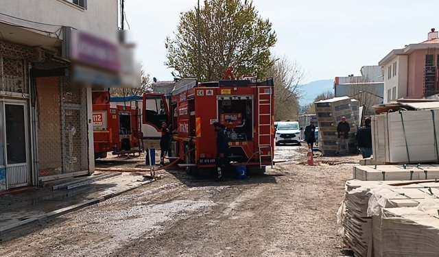 Gölbaşı'nda ev yangını korkuttu