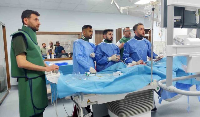 Kahta'da açılan anjiyo ünitesinde ilk hasta başarıyla tedavi edildi