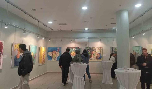 Kahta'da sanat ve çevre temalı sergi ilgi gördü