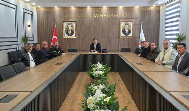 Gölbaşı Kaymakamı Kadir Algın, muhtarlarla istişare toplantısı gerçekleştirdi