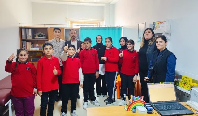Kahta'da Özel Öğrenciler sağlık çalışanlarıyla buluştu