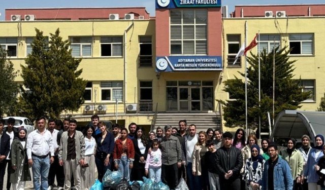 Kahta'da öğrenciler çevre bilincine dikkat çekti