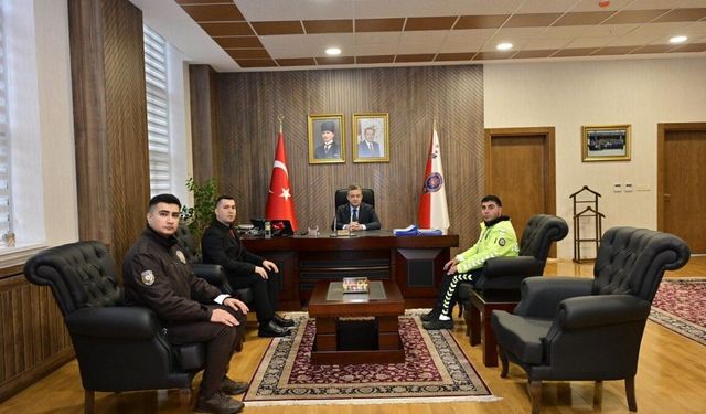 Adıyaman İl Emniyet Müdürlüğü'nde personel görüşmeleri devam ediyor