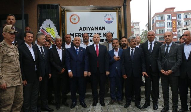 Adıyaman Merkez ve Köy Muhtarları Derneği Hizmet Binası açılışı gerçekleştirildi - Videolu Haber