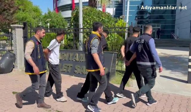 Adıyaman’da Çaldıkları paralarla dövme yapmışlar