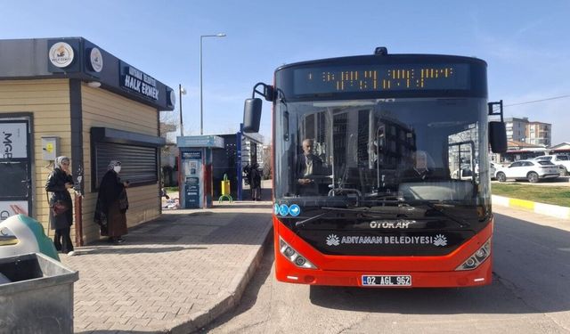 Adıyaman'da toplu taşımada nakit dönemi sona eriyor