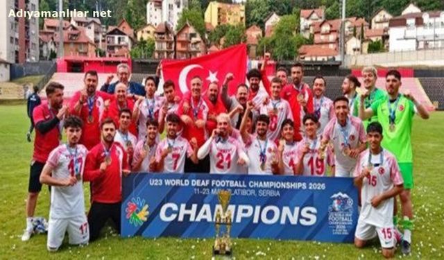 Adıyamanlı sporcular Türkiye Dünya Şampiyonu Oldular