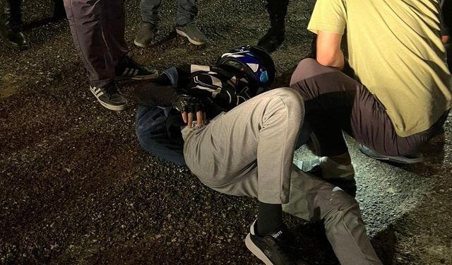 Adıyaman'da motosiklet devrildi: 1 yaralı