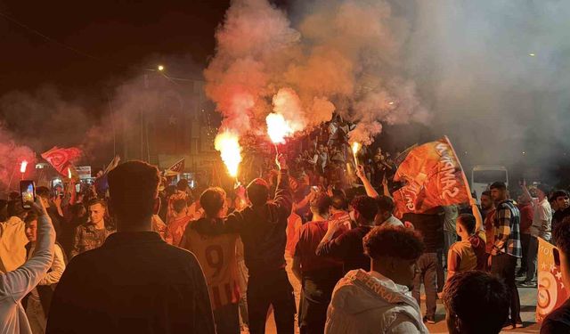 Galatasaray'ın şampiyonluğu Adıyaman'da kutlandı