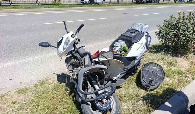 İki motosiklet çarpıştı: 2 yaralı