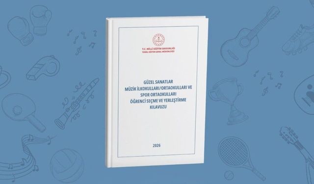 Başvurular başladı! Güzel Sanatlar Müzik İlkokul/Ortaokulları ile Spor Ortaokulları Öğrenci Seçme ve Yerleştirme Kılavuzu yayımlandı: