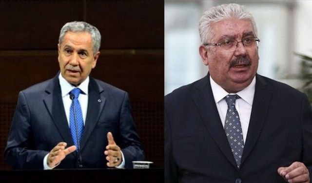 Bülent Arınç'tan MHP'li Yalçın'a sert çıkış: 'Sabır taşı çatladı, hakaretleri iade ediyorum'
