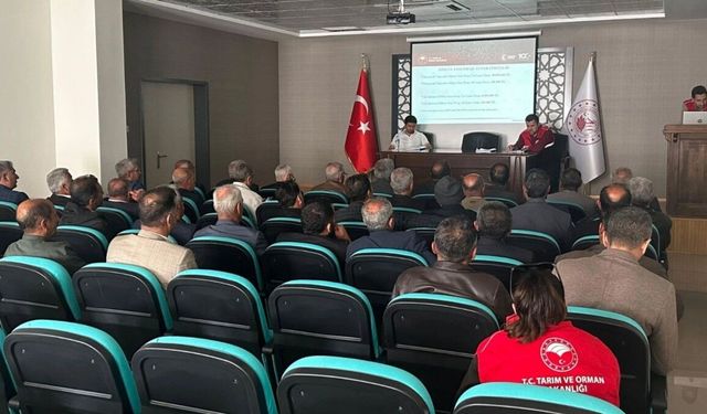 Çelikhan İlçe Tarım Müdürlüğü Kırsal Kalkınma toplantısı düzenledi