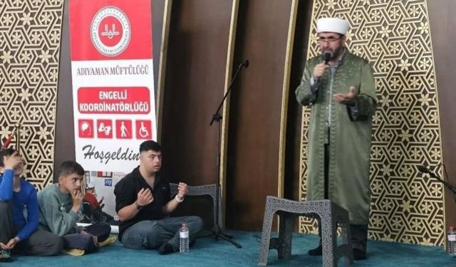 Engelliler Haftası kapsamında camide buluşma programı düzenlendi
