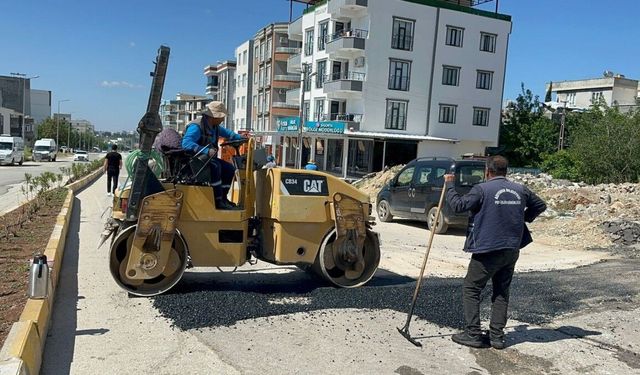 Karapınar Mahallesi'nde Hısn-ı Mansur Caddesi yenileniyor