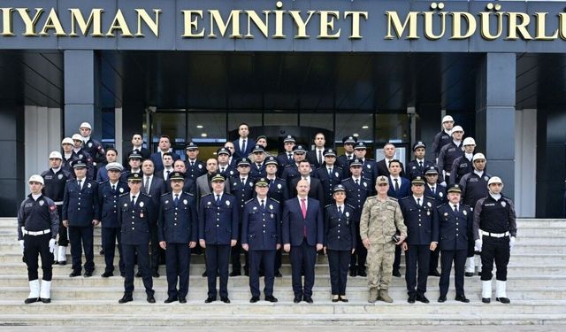Vali Abdullah Küçük'ten İl Emniyet Müdürlüğü'ne ziyaret