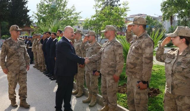 Vali Abdullah Küçük'ten İl Jandarma Komutanlığı'na ziyaret