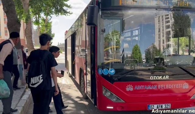 Adıyaman Belediyesi’nden YKS Adaylarına Ücretsiz Ulaşım Desteği