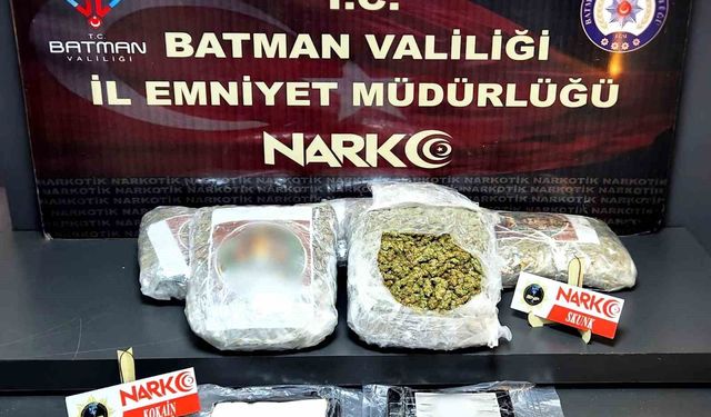 Batman'da Uyuşturucu Sevkiyatına Darbe