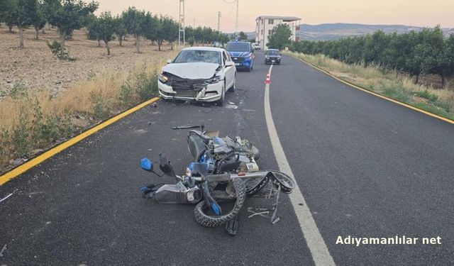 Gölbaşı'nda Otomobil İle Motosiklet Çarpıştı: 4 Yaralı