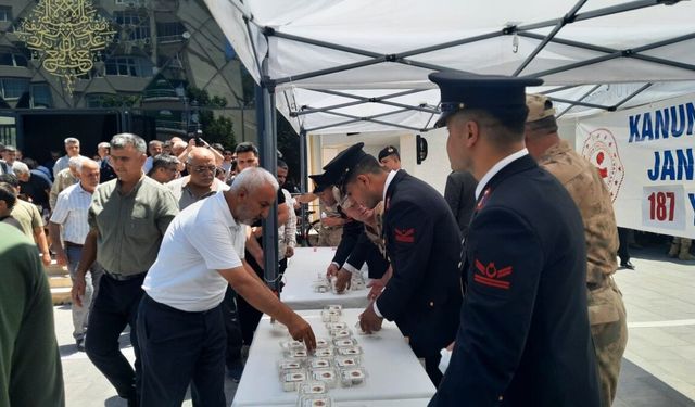 Adıyaman'da Jandarmanın 187. Yılı İçin Mevlit Okutuldu