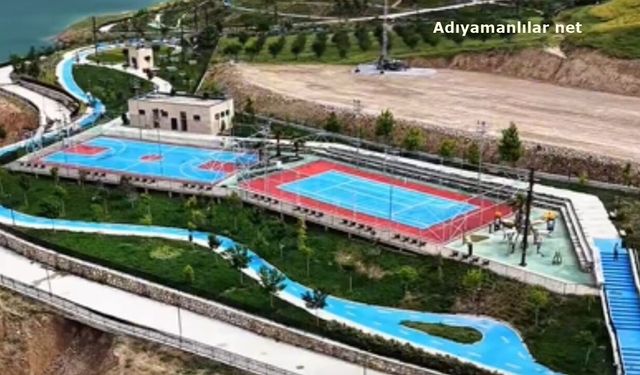 Kahta Millet Bahçesi'ne ulaşım sağlayan yolu tamamlandı