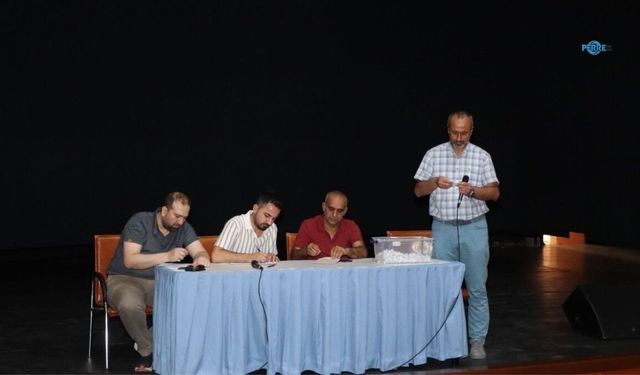 Kâhta'da 'İşgücü Uyum Programı' kapsamında noter kurası çekildi
