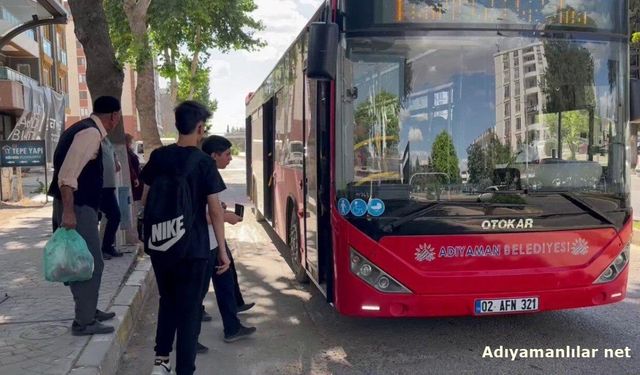 Adıyaman'da 15 Temmuz'da Belediye Otobüsleri Ücretsiz Olacak