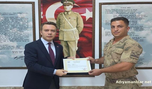 29 Jandarma Personeline Başarı Belgesi Verildi