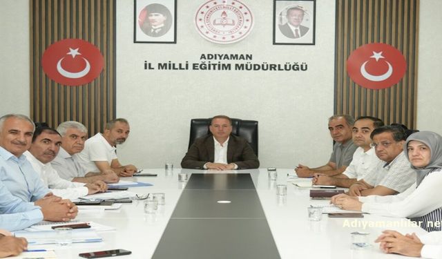Adıyaman'da Eğitim Çalışmaları Masaya Yatırıldı