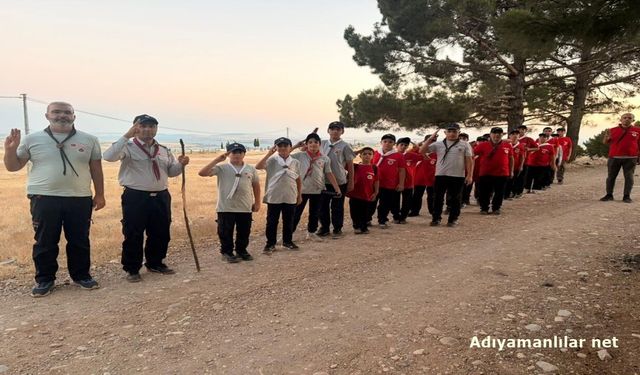 Adıyaman Ali Dağı'nda İzcilik Kampı Tamamlandı