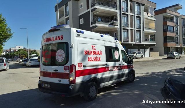 Adıyaman'da Motosiklet Devrildi Sürücü Yaralandı