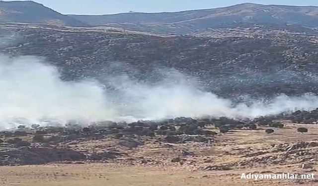 Adıyaman'da Orman Yangınına Müdahale Sürüyor