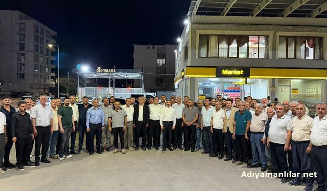 Ahmet Aydın Adıyaman'da Esnaf Ve Vatandaşlarla Buluştu
