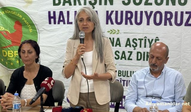 DBP'li Uçar Adıyaman'da Barış Sürecini Konuştu