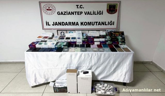 Gaziantep'te 1,5 Milyonluk Kaçak Ürün Ele Geçirildi