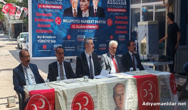 Hasan Kut Aslan MHP Gerger İlçe Başkanı Seçildi