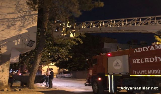 İtfaiye Mahsur Kalan Kediyi Kurtardı