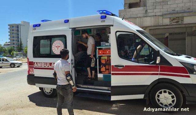 Mehmet Akif Mahallesi'nde Motosiklet Devrildi